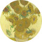 Sunflowers (Van Gogh 1888) 2" Multipurpose Round Labels - Single Sticker