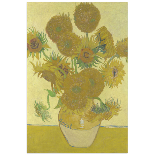 Custom Sunflowers (Van Gogh 1888) Poster - Matte - 24x36