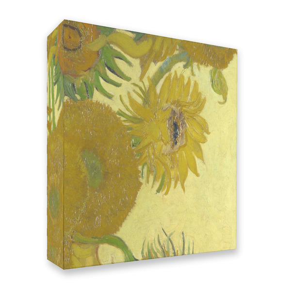 Custom Sunflowers (Van Gogh 1888) 3 Ring Binder - Full Wrap - 2"