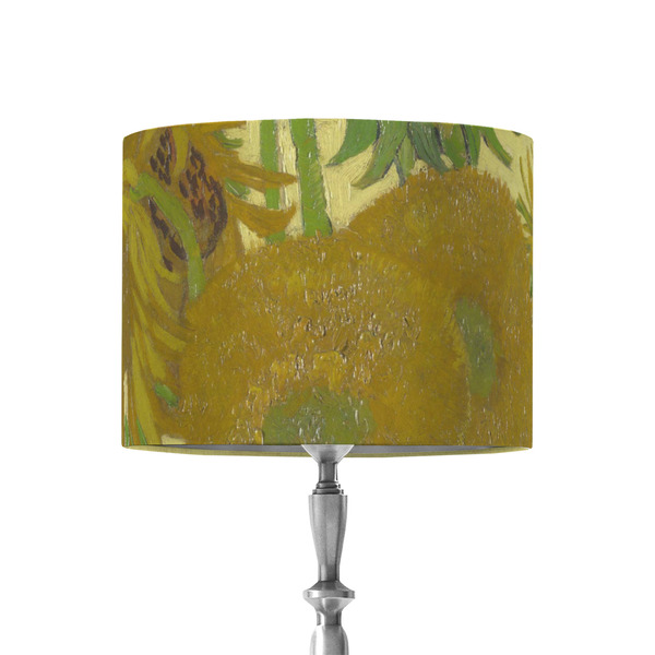 Custom Sunflowers (Van Gogh 1888) 8" Drum Lamp Shade - Fabric