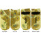 Sunflowers (Van Gogh 1888) Adult Ankle Socks - Double Pair - Front and Back - Apvl