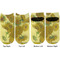 Sunflowers (Van Gogh 1888) Adult Ankle Socks - Double Pair - Front and Back - Apvl