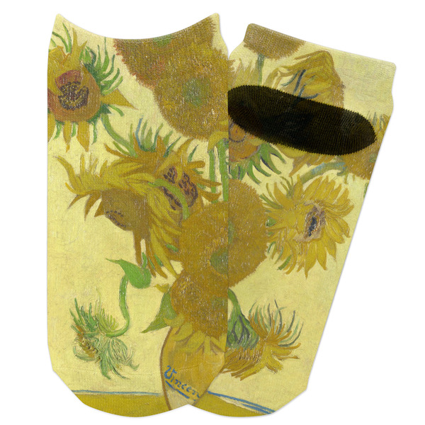 Custom Sunflowers (Van Gogh 1888) Adult Ankle Socks