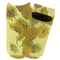 Sunflowers (Van Gogh 1888) Adult Ankle Socks - Single Pair - Front and Back