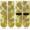 Sunflowers (Van Gogh 1888) Adult Crew Socks - Double Pair - Front and Back - Apvl