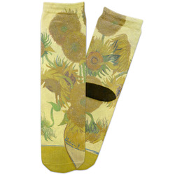 Sunflowers (Van Gogh 1888) Adult Crew Socks