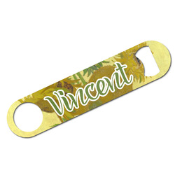 Sunflowers (Van Gogh 1888) Bar Bottle Opener - White