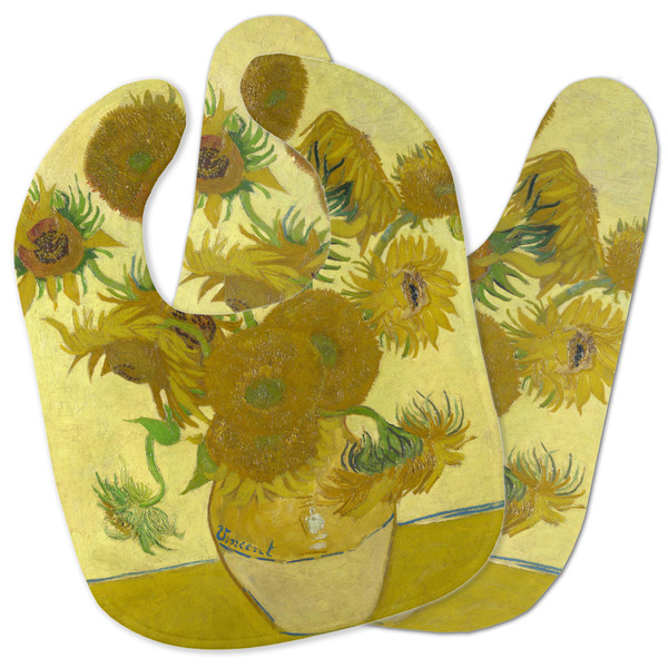 Custom Sunflowers (Van Gogh 1888) Baby Bib