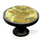 Sunflowers (Van Gogh 1888) Black Custom Cabinet Knob (Side)