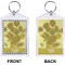 Sunflowers (Van Gogh 1888) Bling Keychain (Front + Back)