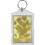 Sunflowers (Van Gogh 1888) Bling Keychain