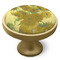 Sunflowers (Van Gogh 1888) Cabinet Knob - Gold - Side