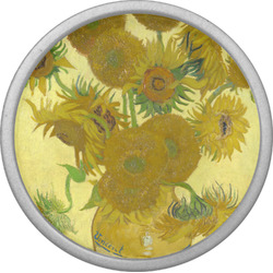 Sunflowers (Van Gogh 1888) Cabinet Knob (Silver)