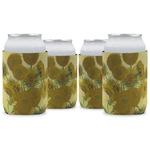 Sunflowers (Van Gogh 1888) Can Cooler (12 oz) - Set of 4