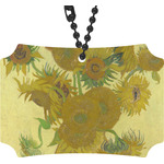 Sunflowers (Van Gogh 1888) Rear View Mirror Ornament