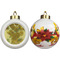 Sunflowers (Van Gogh 1888) Ceramic Christmas Ornament - Poinsettias (APPROVAL)