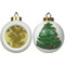 Sunflowers (Van Gogh 1888) Ceramic Christmas Ornament - X-Mas Tree (APPROVAL)