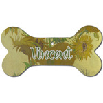 Sunflowers (Van Gogh 1888) Ceramic Dog Ornament - Front