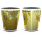 Sunflowers (Van Gogh 1888) Ceramic Shot Glass - Two Tone - Front & Back