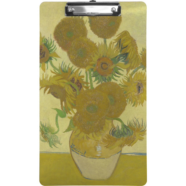 Custom Sunflowers (Van Gogh 1888) Clipboard (Legal Size)