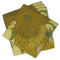 Sunflowers (Van Gogh 1888) Cloth Napkins - Personalized Lunch (PARENT MAIN Set of 4)