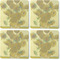 Sunflowers (Van Gogh 1888) Coaster Rubber Back - Apvl