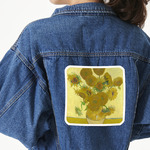 Sunflowers (Van Gogh 1888) Large Custom Shape Patch - 2XL