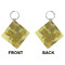 Sunflowers (Van Gogh 1888) Diamond Keychain (Front + Back)