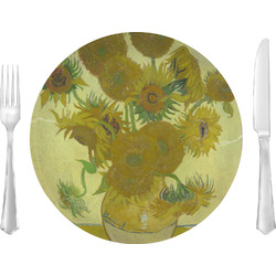 Sunflowers (Van Gogh 1888) Glass Lunch / Dinner Plate 10"