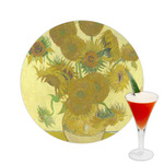 Sunflowers (Van Gogh 1888) Printed Drink Topper -  2.5"