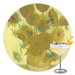 Sunflowers (Van Gogh 1888) Printed Drink Topper - 3.5"