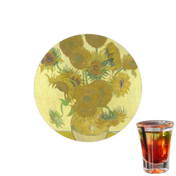 Sunflowers (Van Gogh 1888) Printed Drink Topper - 1.5"