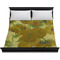 Sunflowers (Van Gogh 1888) Duvet Cover - King - On Bed - No Prop