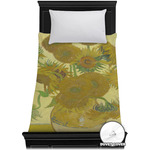 Sunflowers (Van Gogh 1888) Duvet Cover - Twin