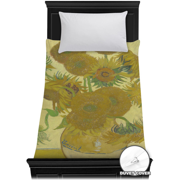 Custom Sunflowers (Van Gogh 1888) Duvet Cover - Twin