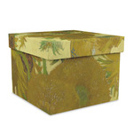 Sunflowers (Van Gogh 1888) Gift Box with Lid - Canvas Wrapped - X-Large