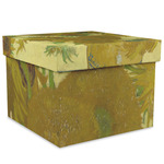 Sunflowers (Van Gogh 1888) Gift Box with Lid - Canvas Wrapped - XX-Large