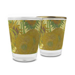 Sunflowers (Van Gogh 1888) Glass Shot Glass - 1.5 oz