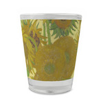 Sunflowers (Van Gogh 1888) Glass Shot Glass - 1.5 oz - Single