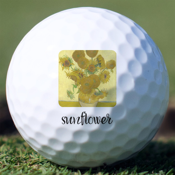 Custom Sunflowers (Van Gogh 1888) Golf Balls