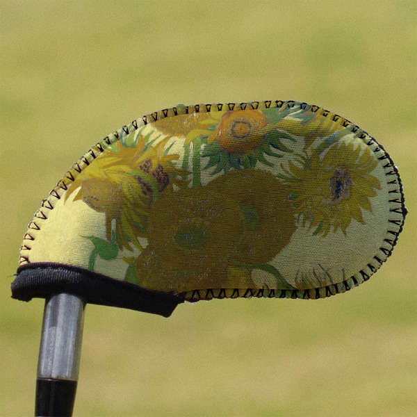 Custom Sunflowers (Van Gogh 1888) Golf Club Iron Cover - Single