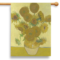 Sunflowers (Van Gogh 1888) 28" House Flag - Single Sided