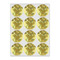 Sunflowers (Van Gogh 1888) Icing Circle - Small - Set of 12