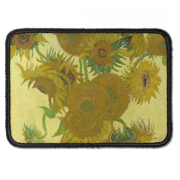 Custom Sunflowers (Van Gogh 1888) Iron On Rectangle Patch