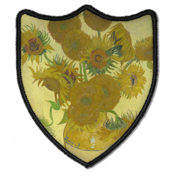 Sunflowers (Van Gogh 1888) Iron on Shield Patch B