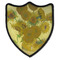 Sunflowers (Van Gogh 1888) Iron On Patch - Shield - Style B - Front