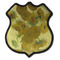 Sunflowers (Van Gogh 1888) Iron On Patch - Shield - Style C - Front