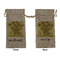 Sunflowers (Van Gogh 1888) Large Burlap Gift Bags - Front & Back