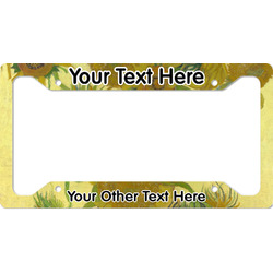 Sunflowers (Van Gogh 1888) License Plate Frame - Style A