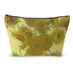 Sunflowers (Van Gogh 1888) Makeup Bag - Large - 12.5"x7"